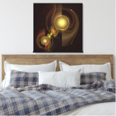 Intieme verbinding - Abstracte platte canvas afdru Afdruk (Insitu (Slaapkamer))