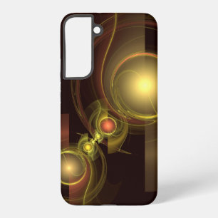 Intieme Verbinding Gouden Energie Abstracte Kunst Samsung Galaxy Hoesje