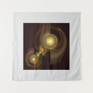 Intieme Verbinding Gouden Energie Abstracte Kunst Wandkleed