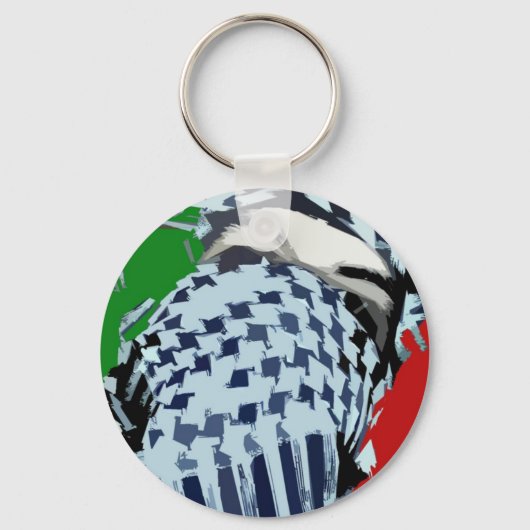 Intifada Palestine 87 Sleutelhanger (Voorkant)