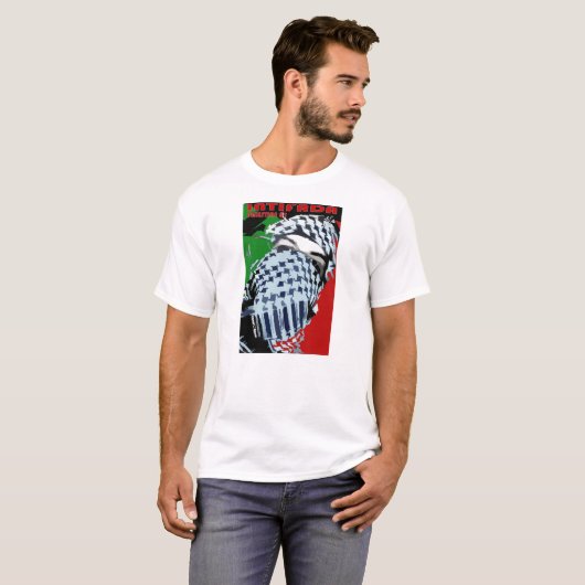Intifada Palestine 87 T-shirt (Voorkant volledig)