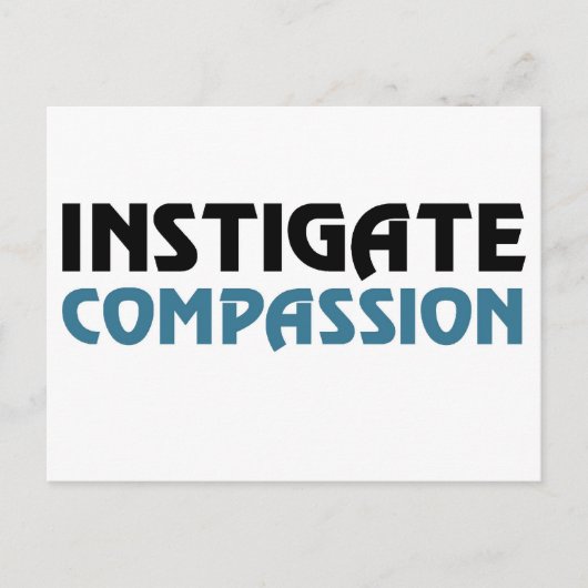 Intigate compassie (de Great Karma Edition) Briefkaart (Voorkant)