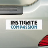 Intigate compassie (de Great Karma Edition) Bumpersticker (Op auto)
