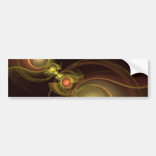 Intimate Connection Abstract Art Bumpersticker