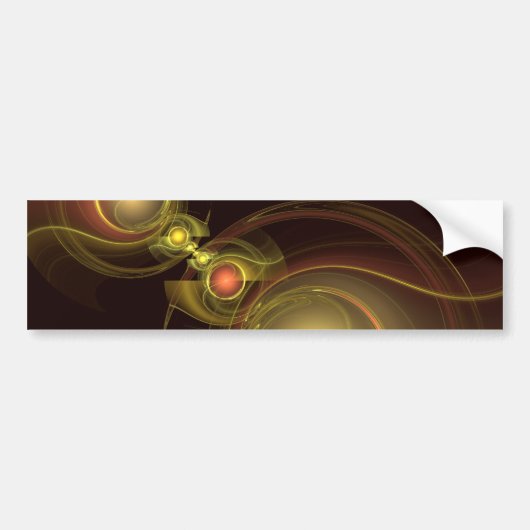 Intimate Connection Abstract Art Bumpersticker (Voorkant)