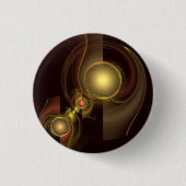 Intimate Connection Abstract Art Button (rond) (Voorkant)