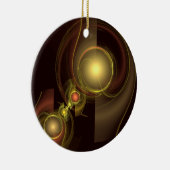 Intimate Connection Abstract Art Circle Ornament (Rechts)