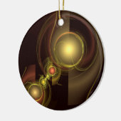 Intimate Connection Abstract Art Circle Ornament (Links)