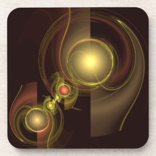 Intimate Connection Abstract Art Cork Onderzetter