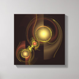 Intimate Connection Abstract Black en White Canvas Afdruk