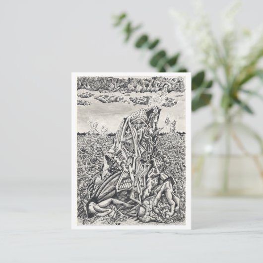 Intimidatie Briefkaart (Staand voorkant)