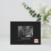 Intimidatie Briefkaart (Staand voorkant)