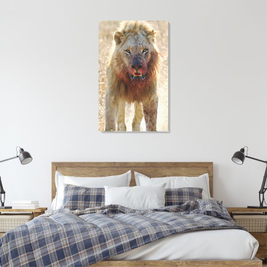 Intimidatie Canvas Afdruk (Insitu (Slaapkamer))