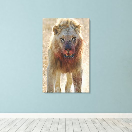 Intimidatie Canvas Afdruk (Insitu (Houten vloer))