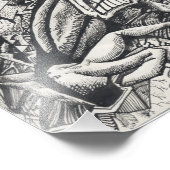 Intimidatie, door Brian Benson Foto Afdruk (Hoek)