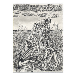 Intimidatie, door Brian Benson Foto Afdruk