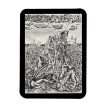 Intimidatie, inkt tekening  Flexibel