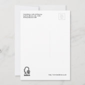 Intimidatie, inkttekening Vlakke Kaart (Achterkant)