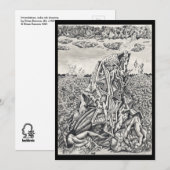 Intimidatie, inkttekening Vlakke Kaart (Voorkant / Achterkant)