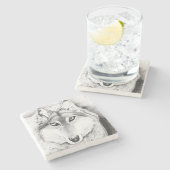 Intimidatie Stenen Onderzetter (Zijkant)