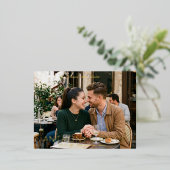 Intimide Save the Date Folie Uitnodiging Briefkaart (Staand Voorkant)