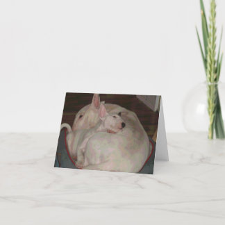 Intimideer mamma's en zoon kaart