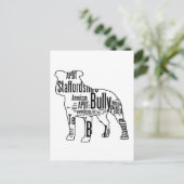 Intimideer Vorm met reddingswoorden Briefkaart (Staand voorkant)