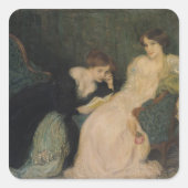 Intimiteit Vierkante Sticker (Voorkant)