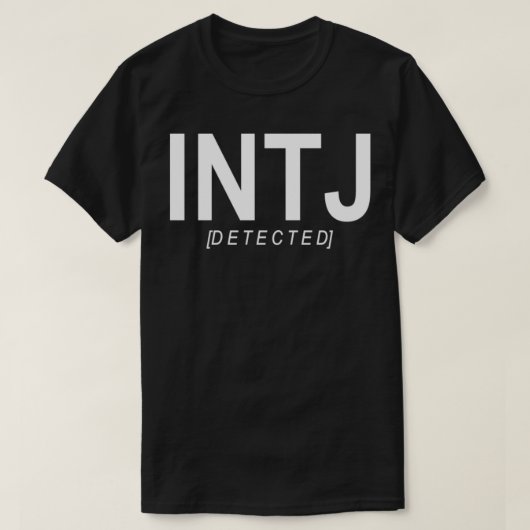 INTJ 16 PERSOONLIJKHEDEN T-SHIRT (Design voorkant)