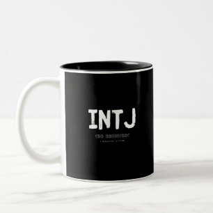 INTJ - Doordacht Tacticien (wit) Tweekleurige Koffiemok