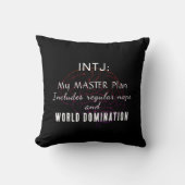INTJ Masterplan Kussen (Voorkant)
