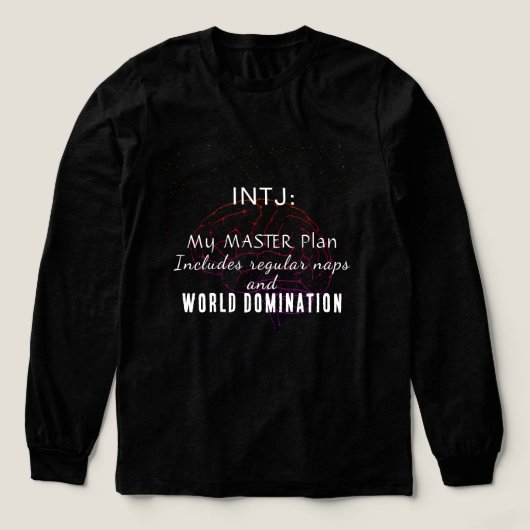 INTJ-masterplan Tri-Blend Shirt (Voorkant)