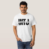INTJ memes MBTI humor INTJ sarcastisch citaat T-shirt (Voorkant volledig)