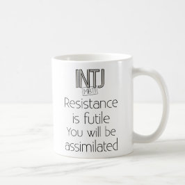 INTJ Resistance is Futile Koffiemok