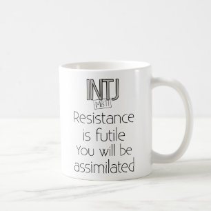 INTJ Resistance is Futile Koffiemok