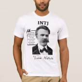 INTJ T-Shirt - Friedrich Nietzsche (Voorkant)