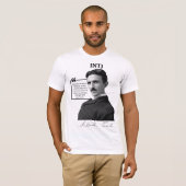 INTJ T-Shirt Nikola Tesla (Voorkant volledig)