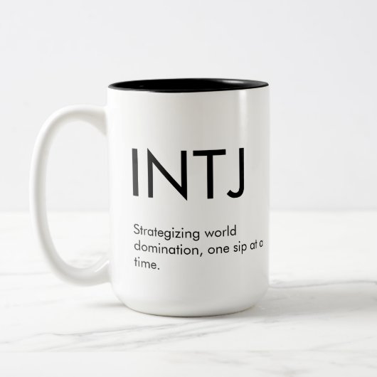 INTJ Werelddominantie Mok Gift (Links)