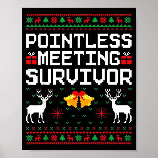 Intless Meeting Survivor Ugly Christmas Sweater Of Poster (Voorkant)