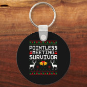 Intless Meeting Survivor Ugly Christmas Sweater Of Sleutelhanger (Voorkant)