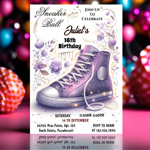Into Chic Schoen Meisje Sweet 16 Sneaker Ball Verj Kaart