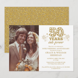 Into Forever 50ste huwelijksverjaardag foto Kaart
