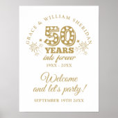 Into Forever 50th Anniversary Welkombord Poster (Voorkant)