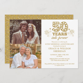 Into Forever 50th Wedding Jubileum 2 Foto Kaart