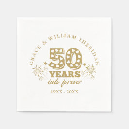 Into Forever 50th Wedding Jubileum Servet
