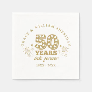 Into Forever 50th Wedding Jubileum Servet