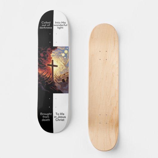 Into His Light Persoonlijk Skateboard (Voorkant)