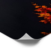 "Into the Abyss — Neon Black Hole Galaxy" Premium Poster (Hoek)