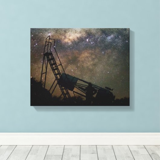 Into the Cosmos Canvas Afdruk (Insitu (Houten vloer))