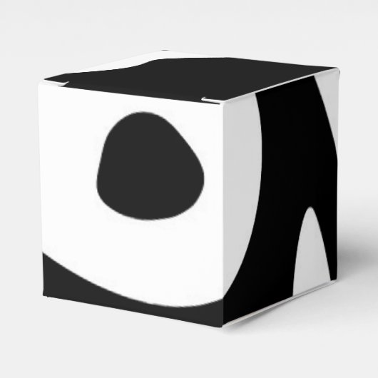 Into the Deep: Abstract Zwart & Wit Bedankdoosjes (Voorkant Zijde)